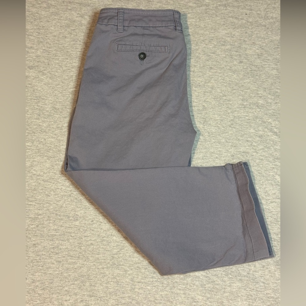 Boden Women’s Pale Blue/Gray Capris Pants – Size 4P